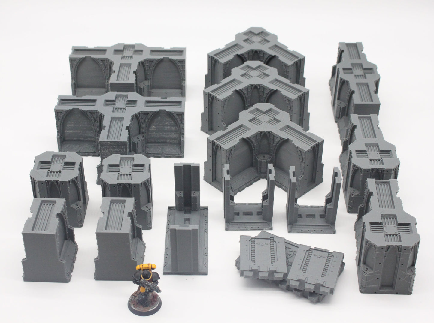 Bundle 1 of Industrial City Underbelly Fighting Sector Style Terrain