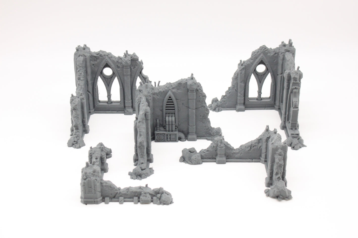 V2 Gothic Ruined Structures Scatter Terrain Walls