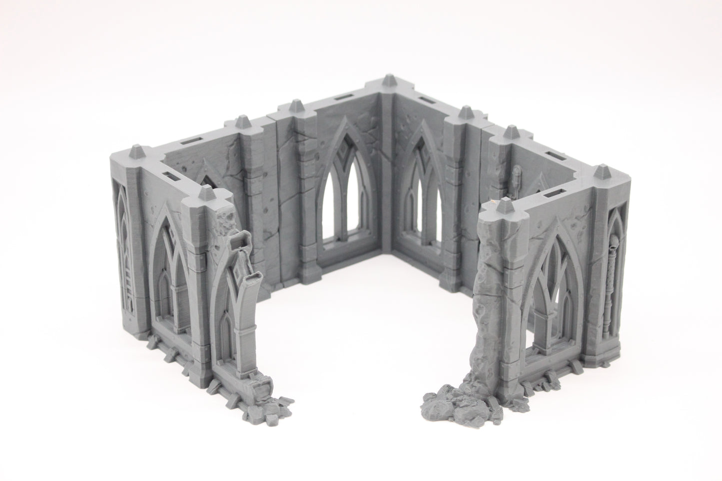 Bundle 3 of 3D Printed V2 Gothic Ruined Structures
