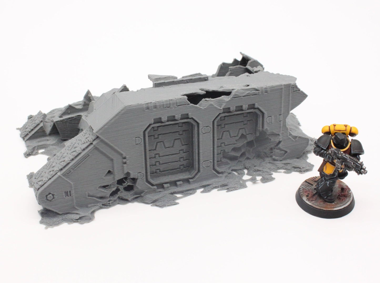 Destroyed Large Battlefield Tank