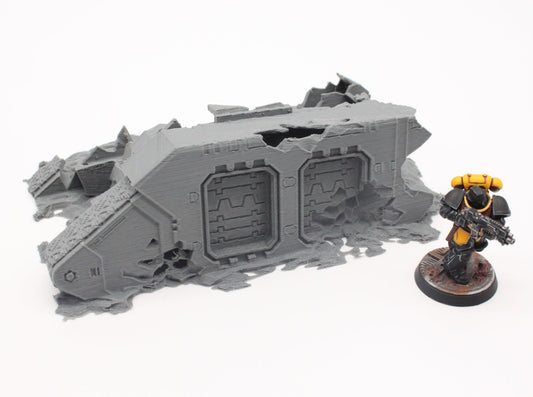 Destroyed Large Battlefield Tank