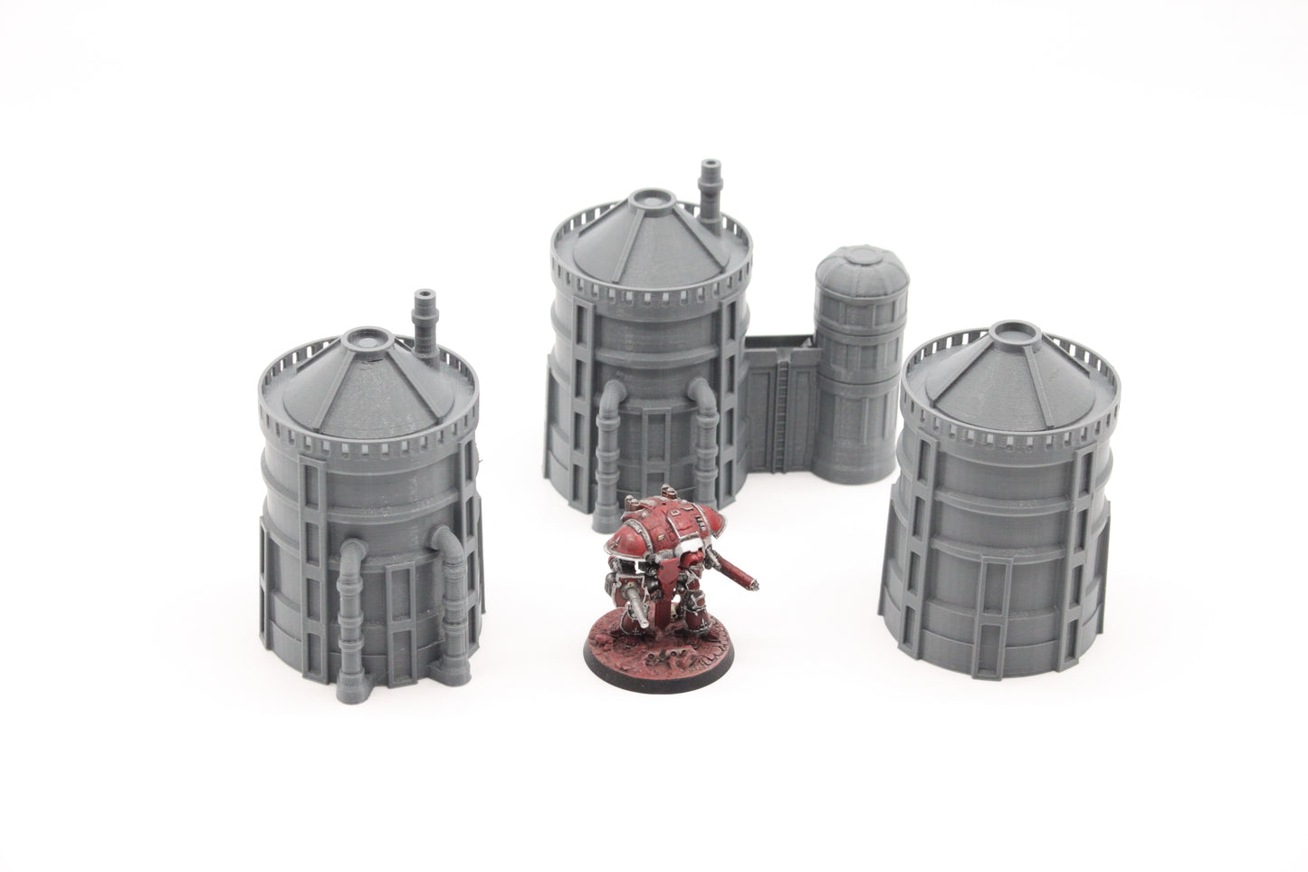 Bundle of Titanicus Scale Industrial Silos