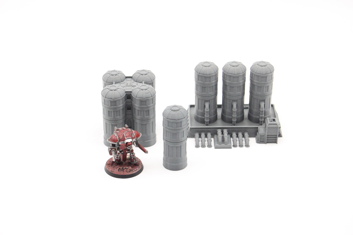 Bundle of Titanicus Scale Industrial Silos