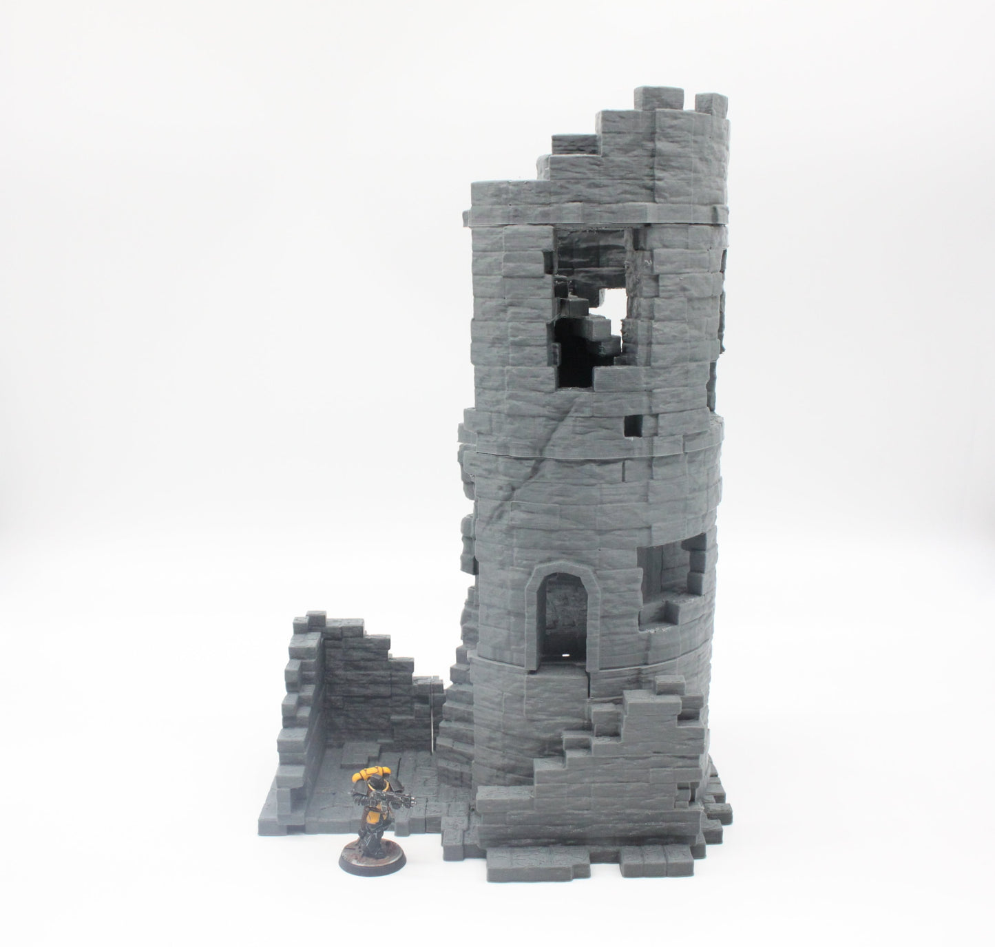 Huge Ruined Necromancer Tower Building