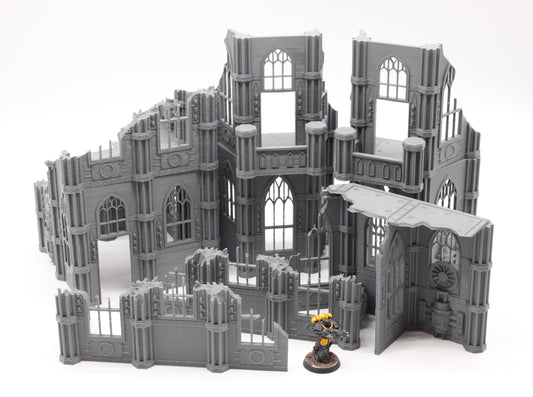 3D printed terrain for miniature wargames like warhammer 40k 