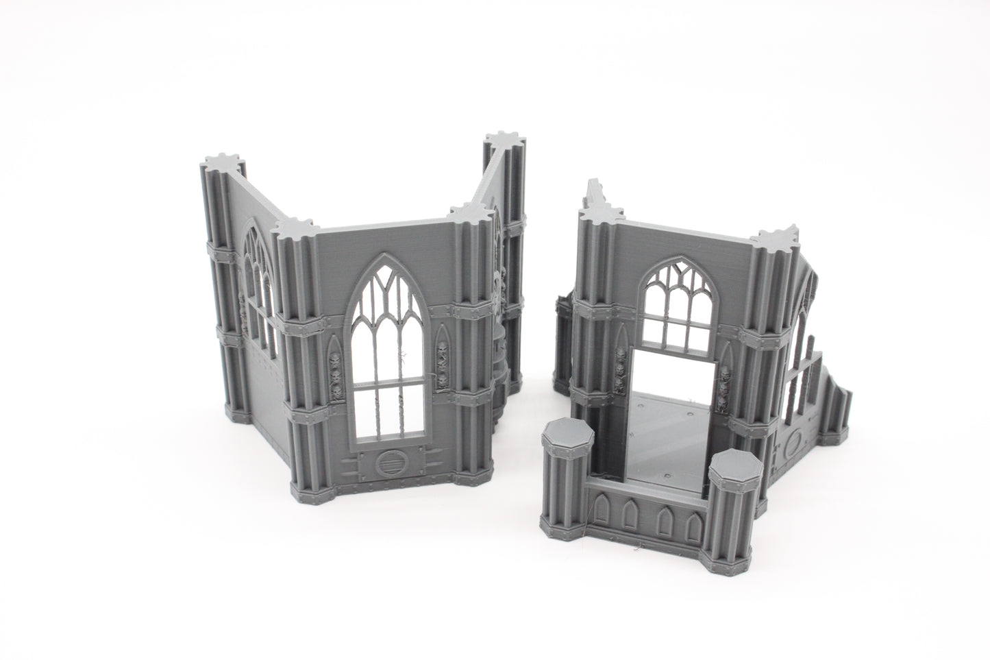 Two Gothic Balcony Towers