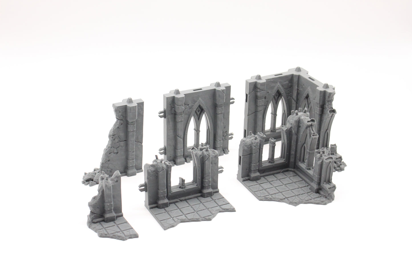 'J Shaped' Two Level V2 Gothic Ruined Building