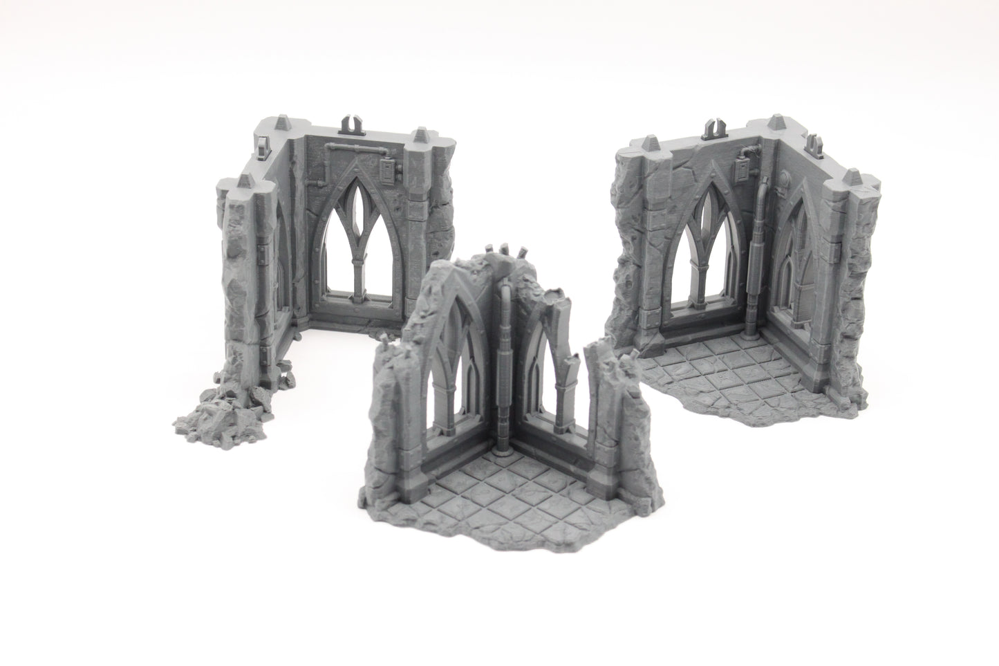 Two V2 Triple Level Gothic Towers