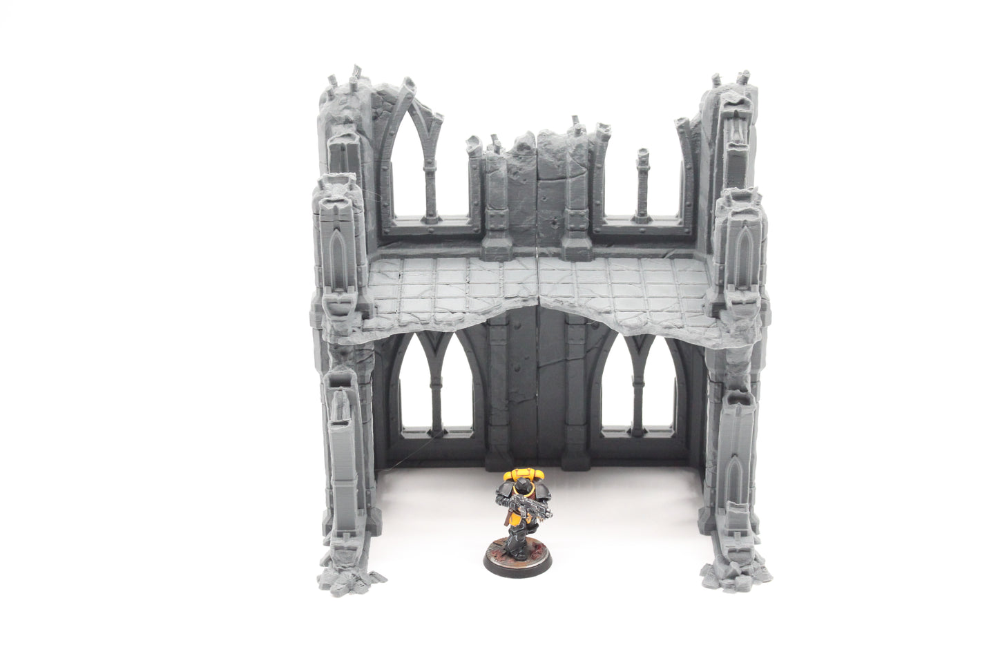 Bundle 2 of 3D Printed V2 Gothic Ruined Buildings