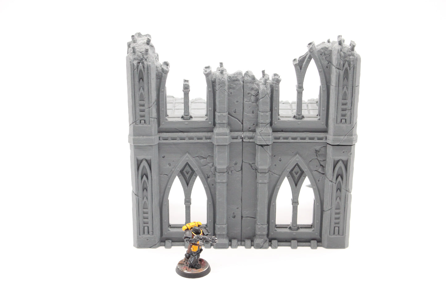 'C Shaped' Two Level V2 Gothic Ruined Building